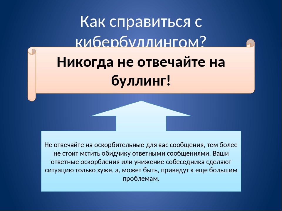 Презентация по теме кибербуллинг